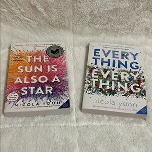 Nicola Yoon Book Set - The Sun is Also a Star & Everything, Everything